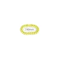 Dopamine-colored light yellow Cuban chain bracelet with 190mm length specification - 19cm / Light Yellow