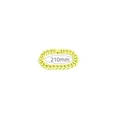 Modern candy yellow dopamine Cuban link necklace in durable stainless steel finish 210mm - 21cm / Light Yellow