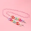 Candy-colored acrylic multi-colored glasses and mask chain strap - Candy Color Acrylic (C2)