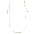 Decorative gold mask and glasses chain with cute yellow bat charms for anti-lost use - Cartoon Bat Gold Metal (C32)