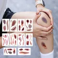 Realistic bruise and scar temporary tattoo stickers for creative Halloween makeup effects - B061-070 Bruise Set / 10 Sheets Set
