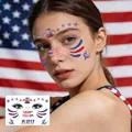 Wasserfeste USA Unabhängigkeitstag Gesichts-Tattoos für die 250. Jubiläumsfeier - BF-041 Stil (BF-041)