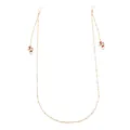 Christmas candy cane themed gold eyeglass chain and anti-lost mask lanyard accessory - Gold Candy Cane Style (C56)