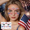Patriotische Gesichts-Tattoo-Aufkleber zum 4. Juli für die Unabhängigkeitstag-Party - BF-043 Stil (BF-043)
