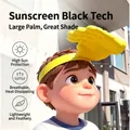 Innovativer gelber Sonnenhut in Handform für Kinder mit einzigartigem 3D-Design - Gelb