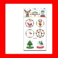 Festliche Weihnachts-Cartoon-Tattoos für Feiertage und Kinder - WJ-019 Stil