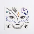 Halloween temporary tattoos for kids featuring cartoon ghosts and spiders designs - FK-003