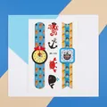 Pirate-themed cartoon watch temporary tattoo stickers for children kids fun toy gift - Pirate Series Style (WK-194) / 1 Sheet