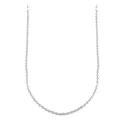 Elegant silver diamond acrylic eyeglass chain and mask lanyard anti-lost decorative rope - Silver Rhombus Acrylic Bead Style (C47)