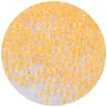 Cuentas de vidrio con núcleo amarillo de 2/3/4 mm para accesorios de joyería - 20g/Paquete Pequeño / Amarillo / 2.0mm