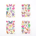 Bunte goldfolierte Schmetterlings- und Feen-Tattoos für Kinder, 4-teiliges Set - Goldprägung Schmetterlingsfee (4er Set) / 10.8*18cm (OPP-Beutel-Verpackung)
