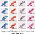 Detailansicht von 3D-gedruckten T-Rex-Skelett-Spielzeugen in schillernden Farben - Fingerbeißender Dinosaurier (Zufällige Farbe) / 15.00g / Zufällige Farbe