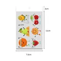 Waterproof cartoon fruit smiley face temporary tattoo stickers for kids with dimensions - Summer Fruit Series (WY-072) / 7.5*11cm