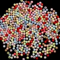 4mm faceted acrylic bicone beads in mixed candy colors for DIY necklace and phone chains - 10g/Pack (Approx. 300 Pcs) / Dopamine Style