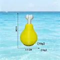 Gelbes 3D-gedrucktes Hähnchenschenkel-Fidget-Clicker-Spielzeug zum Stressabbau - Hähnchenkeule-Klicker