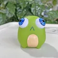 Grünes kreatives Stressabbau-Spielzeug mit herausspringenden Augen für Geschenke - Frosch / Hervorstehende Augen Frosch Zufällige Augenfarbe