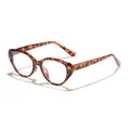 Eleganti occhiali retrò cat-eye con montatura tartarugata vintage per donne moderne - Tartarugato Protezione Luce Blu