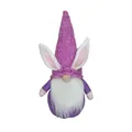 Purple Easter bunny gnome plush doll for holiday desktop decoration and scene layout - Purple