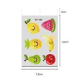 Waterproof cartoon fruit smiley face temporary tattoo stickers for children 7.5x11cm size - Summer Fruit Series (WY-066) / 7.5*11cm