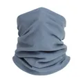 Versatile solid blue winter neck warmer gaiter for windproof outdoor sports protection - Light Blue