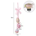 Détail de décoration d'oeufs de Pâques à suspendre avec dimensions et poids 10,5g - Corde d'Œufs de Pâques 3
