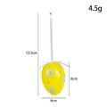 Yellow Easter egg hanging ornament with blue flowers and dimensions, weight 4.5g - Yellow Blue Daisy Orange Dot Style (3#)