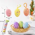6-pack of colorful decorative Easter foam eggs measuring 4x6cm for festive home decor - 6 Pcs/Pack / Easter Style 2 Egg