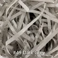 Premium 49# dark gray shredded paper filler for gift box packaging and decoration - Dark Gray (49#)