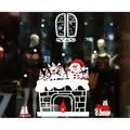 Lot 11 de stickers électrostatiques de Noël pour fenêtre avec bonhomme de neige et renne - Multicolore 11 (CXDC-11)