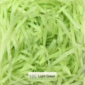 Premium light green shredded raffia paper filler for gift boxes and wedding packaging - Light Green (10#)