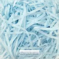 Carta velina tagliata a strisce azzurra per riempimento scatole regalo e bomboniere - Azzurro (27#)