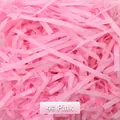 Soft pink shredded raffia paper filler for wedding candy boxes and gift packaging - 50g Pack / 4# Pink