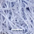 Carta rafia triturata blu cielo premium per confezioni regalo numero dodici 12# - Celeste (12#)