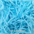 Carta velina sminuzzata blu lago per confezioni regalo di nozze, variante 13# - 13# Blu Lago