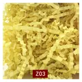 Premium yellow crinkle cut shredded paper filler Z03 for gift boxes and packaging - 1kg Pack / Light Yellow (Z03)