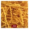 Bright yellow wavy shredded raffia paper filler for gift boxes and soap packaging - 1kg Pack / Orange Yellow (Z05)