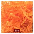 Bright orange crinkled shredded paper filler for gift boxes and packaging, SKU Z06 - Z06 Fluorescent Orange