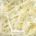18# Bianco legno carta raffia tritata per decorazione imballaggio scatole regalo - 18# Bianco Legno