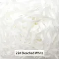 Carta rafia triturata bianco candido di qualità per scatole regalo di nozze 50g - 22# Bianco Sbiancato