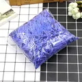 High-quality purple glitter raffia paper shred for gift box decoration and festive filling - Royal Blue Glitter Silk (PT05) / 50g Weight / Sapphire Blue