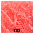 Coral pink shredded crinkle paper filler for gift boxes and wine packaging, model Z14 - 1kg Pack / Fluorescent Pink (Z14)