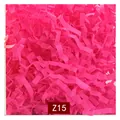Vibrant bright pink shredded wavy raffia paper filler for gift boxes and packaging - 1kg Pack / Fluorescent Peach (Z15)