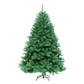 Full and dense green PVC artificial Christmas tree with sturdy metal stand for holiday decor - 800 Tips Dense Style / 1.8m / Green Tree
