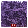Premium deep purple shredded crinkle paper filler for gift boxes and product packaging - 1kg Pack / Violet (Z18)