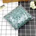 Premium sparkling green shredded raffia paper filler for decorative gift box packaging - Dark Green Glitter Silk (PT10) / 50g Weight / Dark Green