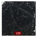Black shredded wave paper raffia filler for gift box packaging decoration style Z20 - 1kg Pack / Black (Z20)