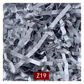 Premium grey wrinkled shredded paper filler for gift box packaging, SKU variant Z19 - Z19 Gray