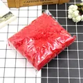 Premium red shredded paper filler for gift boxes, sparkling Laffite grass - Bright Red Glitter Silk (PT11) / 50g Weight / Red