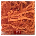 Orange crinkled wavy shredded paper filler for gift packaging and box stuffing, Z22 - 1kg Pack / Orange Red (Z22)