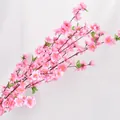 Künstliche rosa Pfirsichblütenzweige für Wohnzimmer und Event-Blumendekoration - Rosa